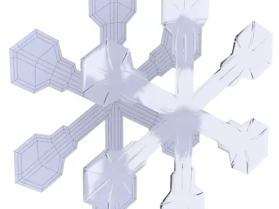 Snowflakes 3D model
