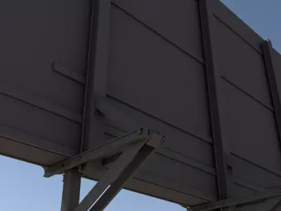 Billboard 3D model