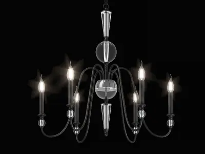 732067 Ragno Lightstar Chandelier 3D model