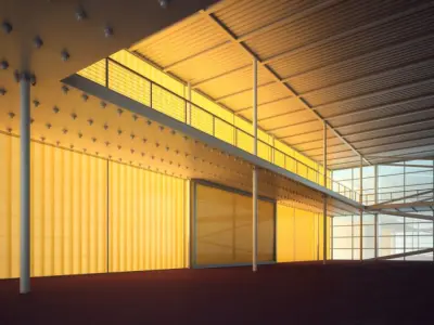 Modern Hall 3D model