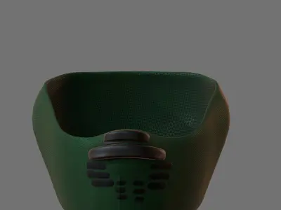 Gas mask helmet 3d model scifi Low-poly  Low-poly 3D model 142
