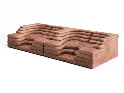 DS 1025 Terrazza Sofa Set 4 3D model