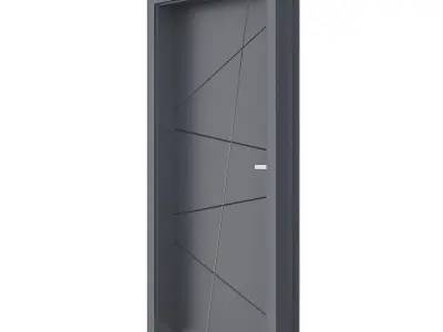 Grey Door 2 3D model