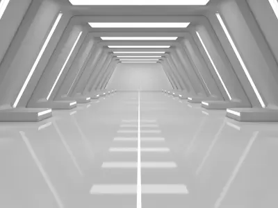 Sci Fi Warehouse 3D model