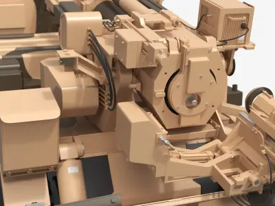  Mobile Howitzer Vehicle Simplified 