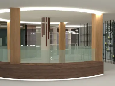 3 Floor Building 3D model