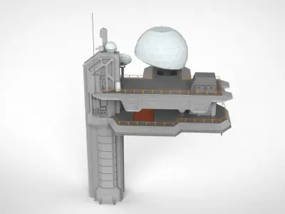 radar platform 4 3D model