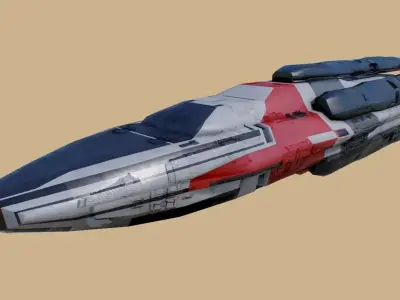 spaceships bundle 04 3D model