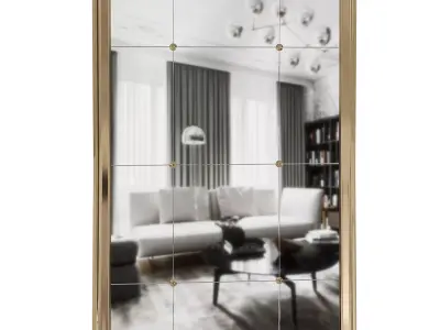 Orangery mirror by baker 3D model