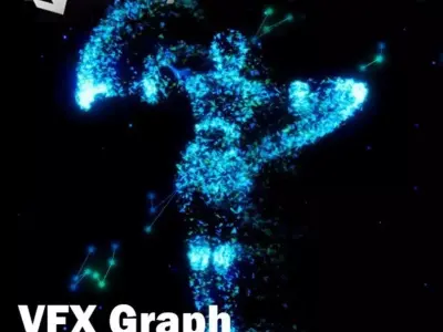 Unity VFX Graph - Sci-fi Particles Char and BG 3D model