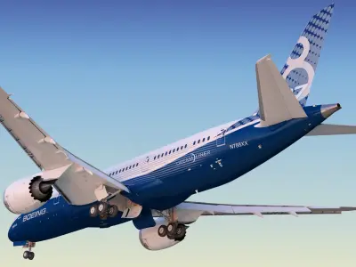  Boeing 787-8 Dreamliner Rigged 