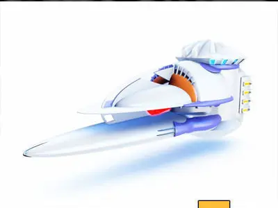 Xyff Sci-Fi Spaceship  Caravelle T25X12 3D model