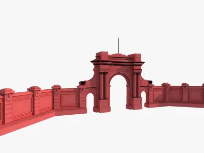 Architecture of Tsinghua University 3D model