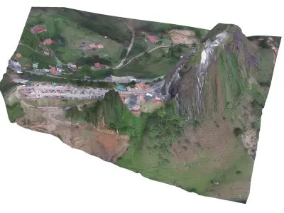 La Piedra del Penol - The Stone of El Penol - 2017 3D model