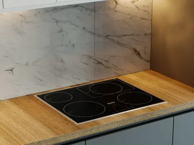 modern kitchen 03 3D model