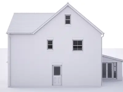 British House Theale C 3D model