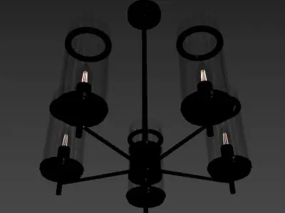 Odeon light Formia chandelier 3D model