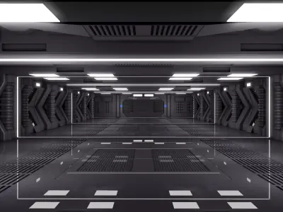 Sci Fi Room 3D model