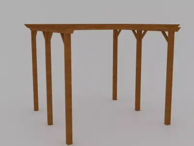 pergola 3D model