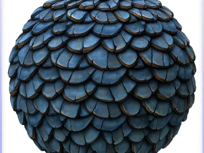 Stylized Roof Seamless Texture Texture 6
