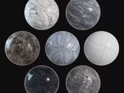 7 Seamless Marble stones Textures  Texture