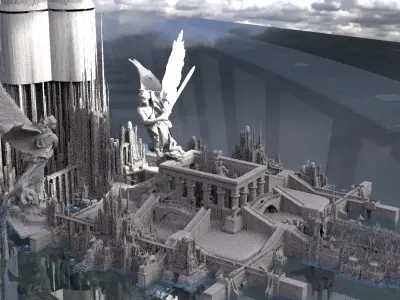 Holy trinity city 3 3D model
