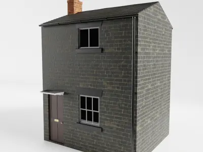 British Row Home 04 3D model
