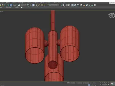 ODYSSEY TUBE PENDANT Low-poly 3D model