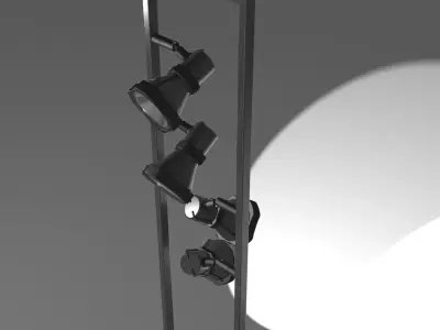 DECORATIVE LAMPS - HIGH POLY 3D model