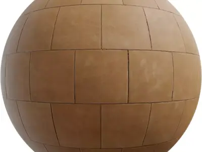 Warm Sand Ceramic Tiles PBR Texture  Texture