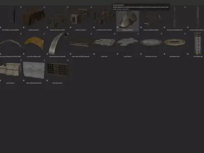 500 Medieval Game Assets Vol2-Inspired by The Witcher 3 Low-poly 3D model