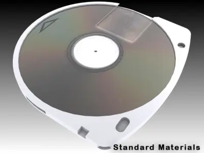 Universal Media Disc 3D model