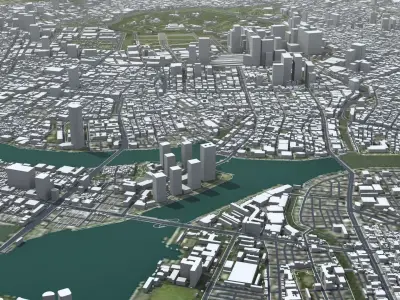Tokyo City Japan 3D model