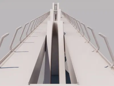 Sheikh Zayed Bridge in ABU DHABI  printable model 3D print model
