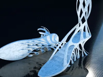 3D Printable Sci-Fi Alien Heels 3D print model