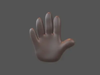 Hand v1 005 Low-poly 3D model
