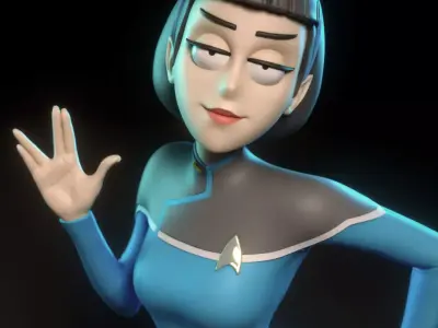 TLyn from Star Trek Lower Decks 3D print model