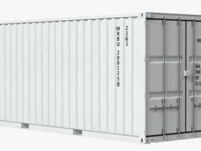  20 ft ISO Container White 
