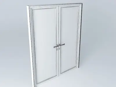 Two Panels door 3D model