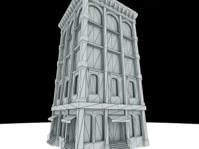 Nyc Building 11 Low-poly 3D model
