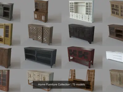 Home Furniture Collection 3D Model Pack