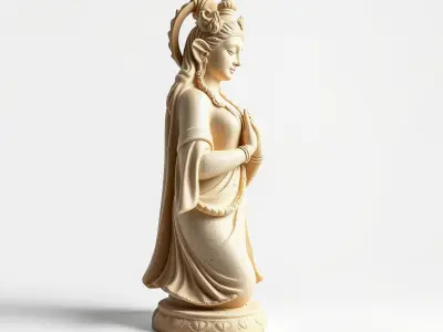 Goddess Statuette Cultural Heritage model pack Texture