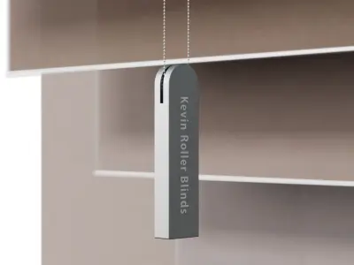 Roller blinds red collection minimal 01 Low-poly 3D model