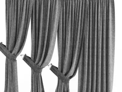 Curtain curtains 3D model