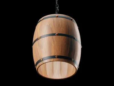 Barrel interior light 3D model