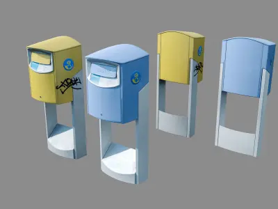 Postnord Mailbox 3D model