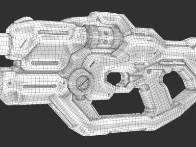 Zenith Cannon Low-poly 3D model