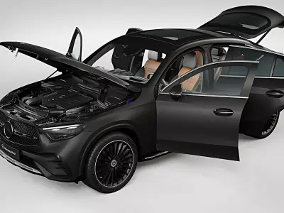 2024 Mercedes-Benz GLC Coupe 3D model