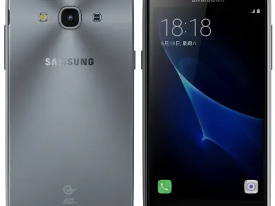 Samsung Galaxy J3 Pro Black 3D model