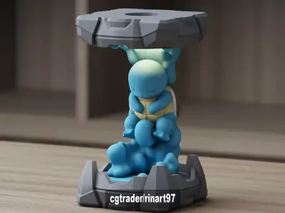 Squirtle in the Clone Lab 3D print model